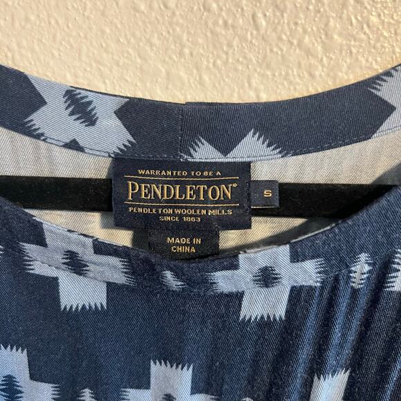 Pendleton Short Sleeve Patterned Midi Dress Size S - Picture 4 of 7